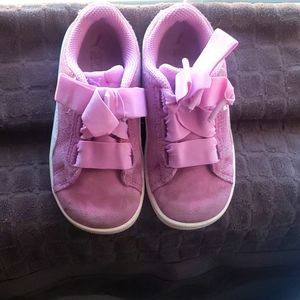 Pink Puma sneakers